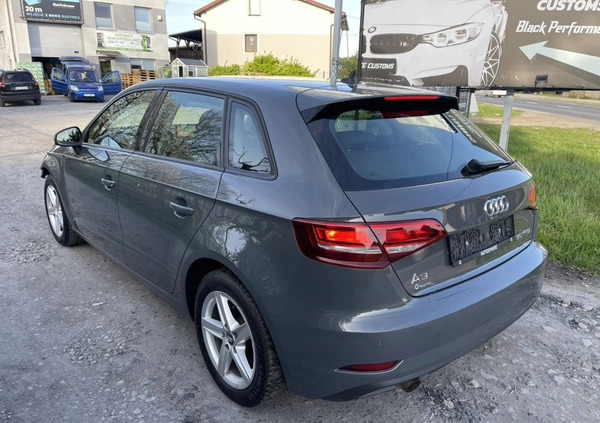 Audi A3 cena 33900 przebieg: 95000, rok produkcji 2019 z Ostrzeszów małe 277